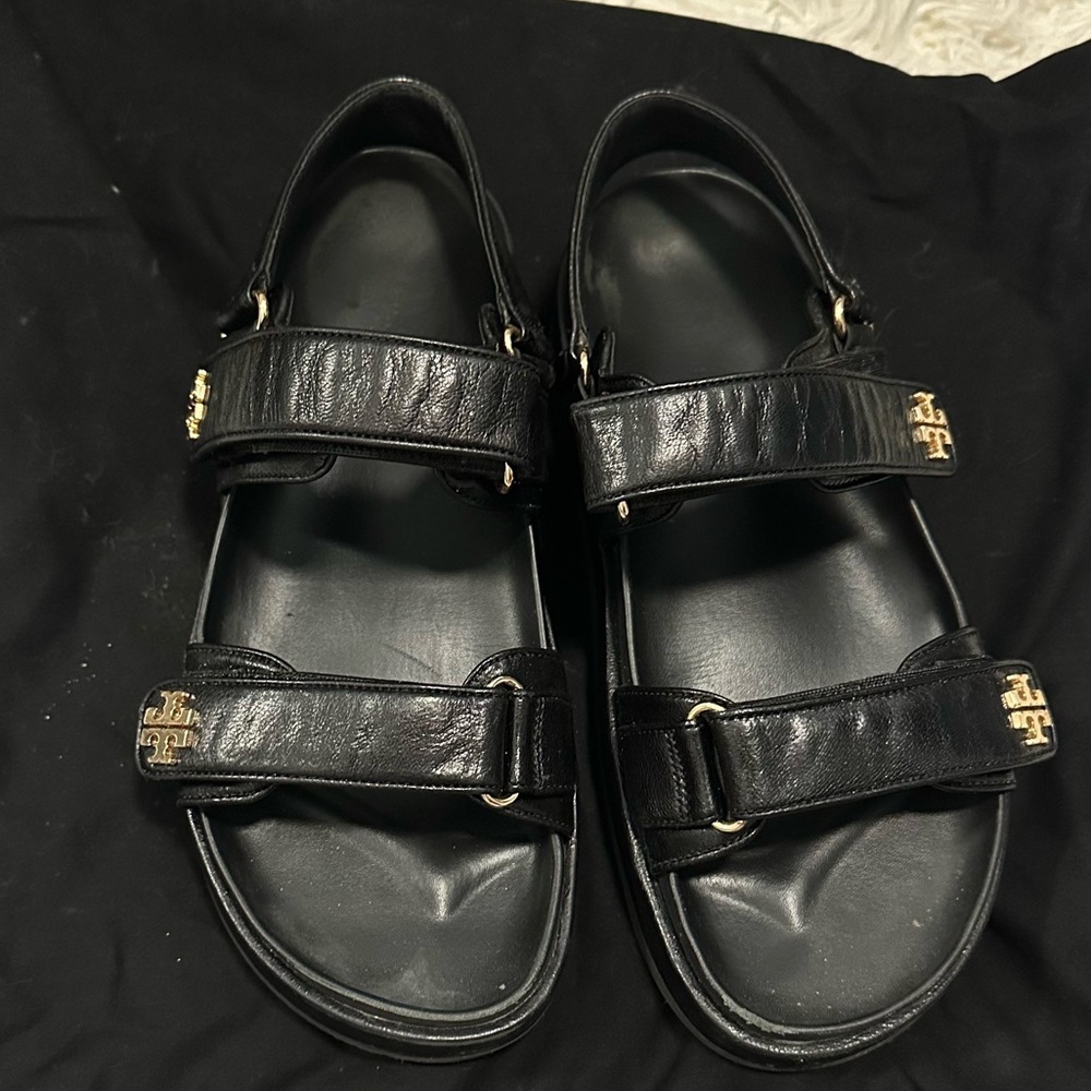 Tory Burch Kira Sandals Black Minimalist Sandals